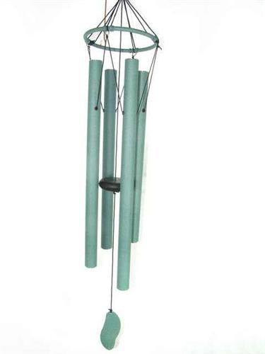 Green Tuned Wind Chime